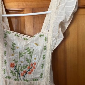 Brand new gorgeous embroidered midi dress